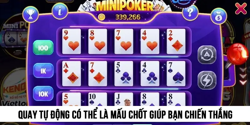 Quay tự động có thể là mấu chốt giúp bạn chiến thắng